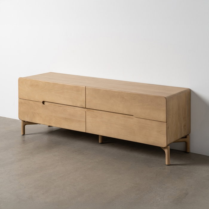 Mueble Tv Madera de Mango Salón 160 X 45 X 46 cm