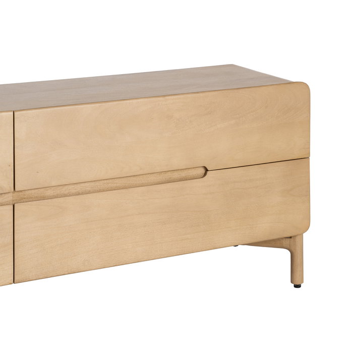 Mueble Tv Madera de Mango Salón 160 X 45 X 46 cm