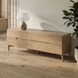 Mueble Tv Madera de Mango Salón 160 X 45 X 46 cm