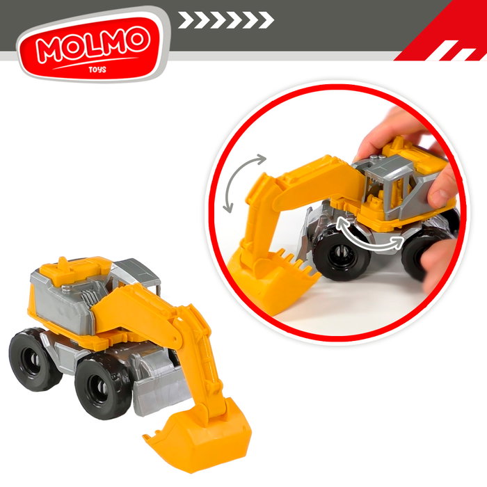 Set de vehículos y máquinas de construcción