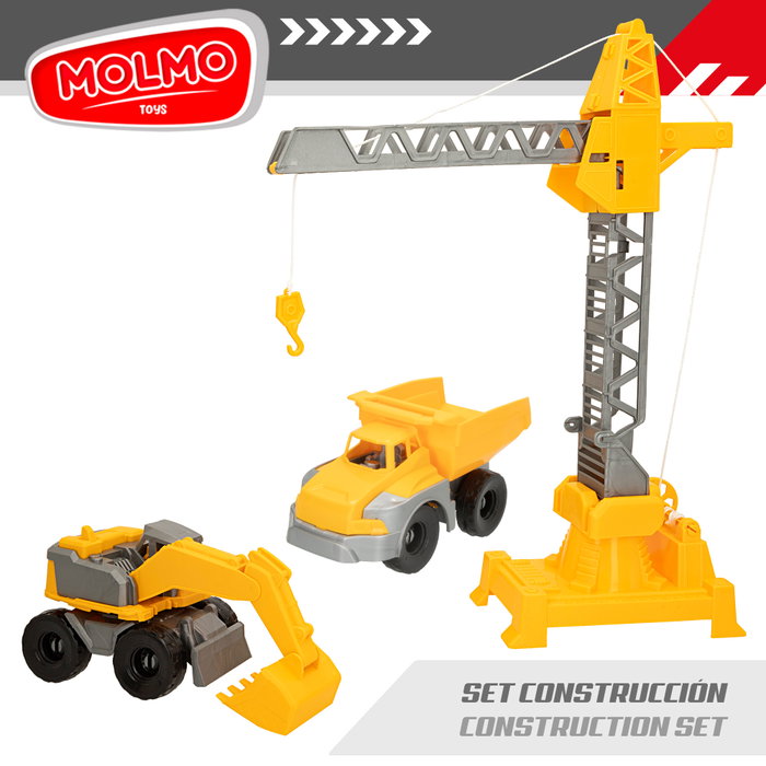Set de vehículos y máquinas de construcción