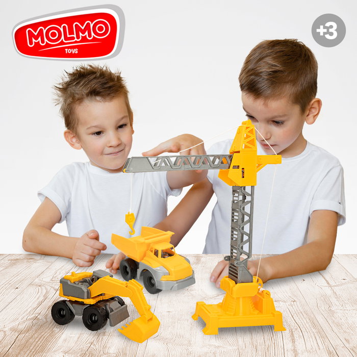Set de vehículos y máquinas de construcción