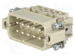 HARTING Han 10A-STI-S Plantilla de contacto macho Han® A