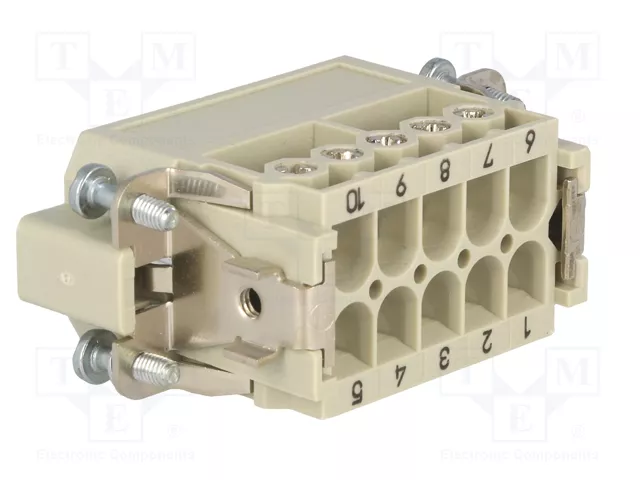 HARTING Han 10A-STI-S Plantilla de contacto macho Han® A