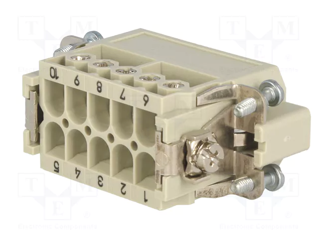 HARTING Han 10A-STI-S Plantilla de contacto macho Han® A