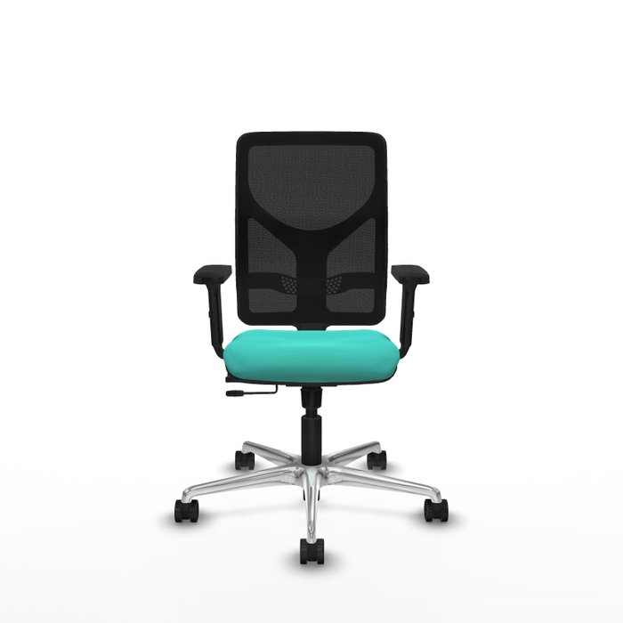 PIQUERAS Y CRESPO Silla de oficina Motilla con mecanismo Sincro/Traslack Turquesa y Negro PIQUERAS Y CRESPO Silla de oficina Motilla con mecanismo Sincro/Traslack Turquesa y Negro
