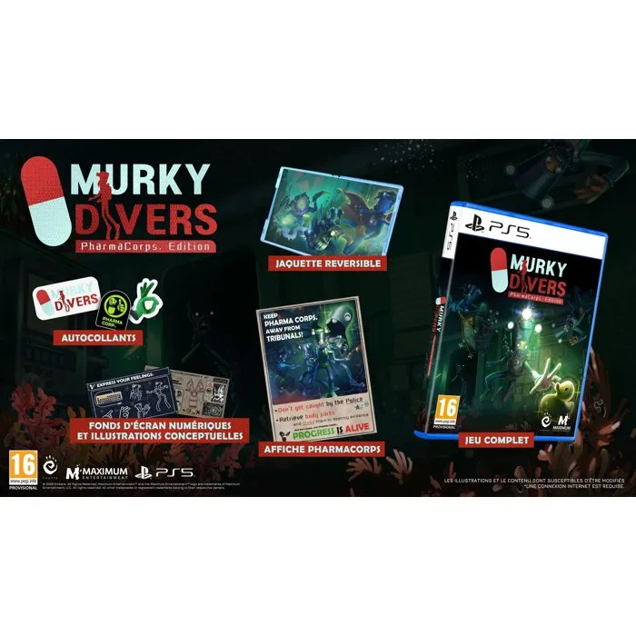 Just For Games Murky Divers - Edición PharmaCorps para PS5 Just For Games Murky Divers - Edición PharmaCorps para PS5