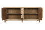 DKD Home Decor Aparador de Olmo Macizo Blanco 230x48x96