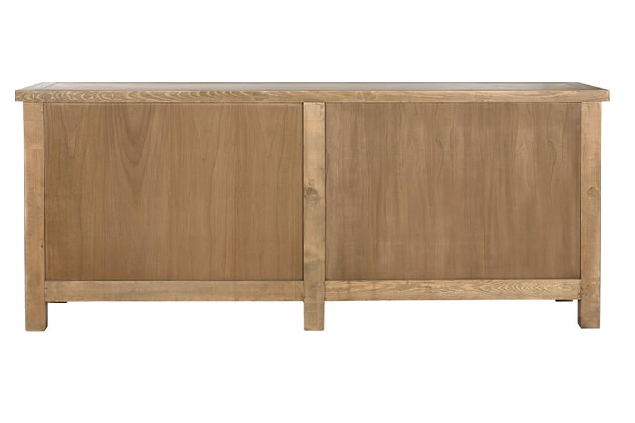 DKD Home Decor Aparador de Olmo Macizo Blanco 230x48x96