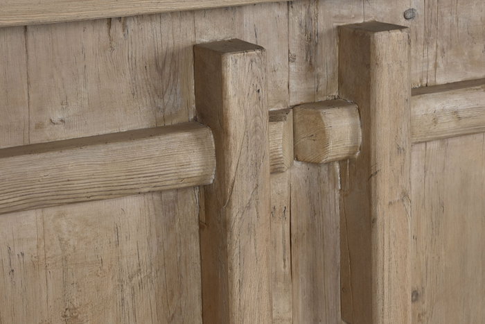DKD Home Decor Aparador de Olmo Macizo Blanco 230x48x96