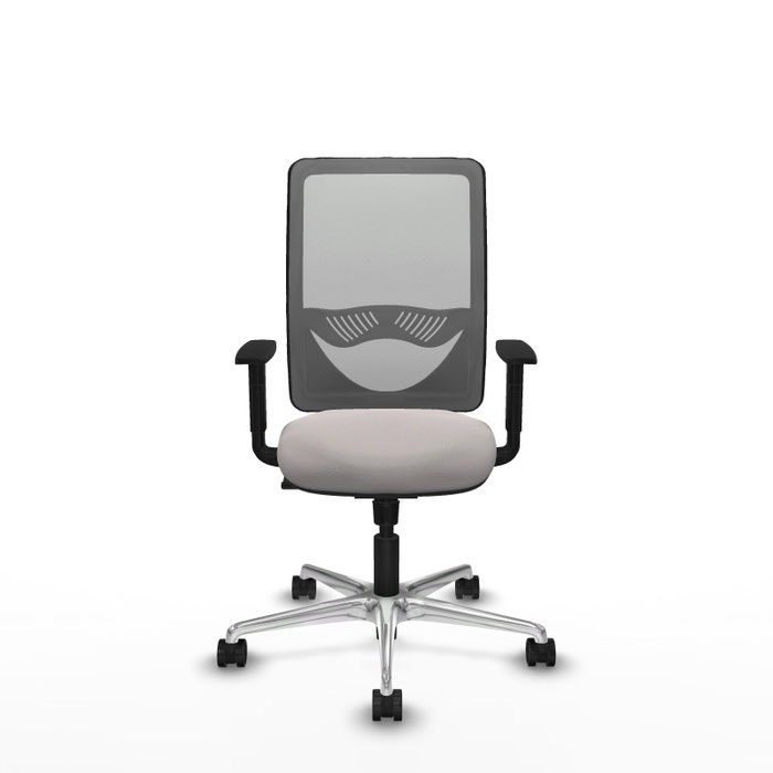 PIQUERAS Y CRESPO Silla de oficina Zulema Blanco y Gris PIQUERAS Y CRESPO Silla de oficina Zulema Blanco y Gris