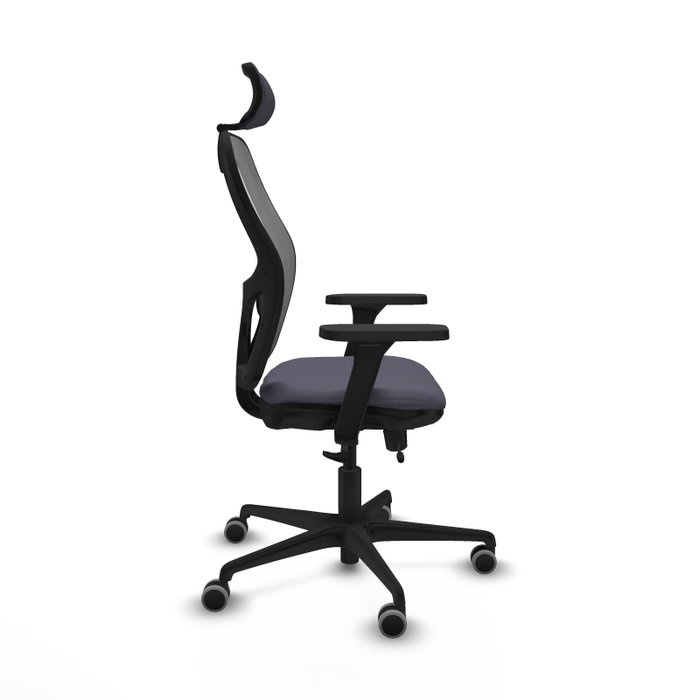 PIQUERAS Y CRESPO Silla de oficina Jorquera con mecanismo Sincro/Traslack, Gris