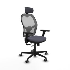 PIQUERAS Y CRESPO Silla de oficina Jorquera con mecanismo Sincro/Traslack, Gris