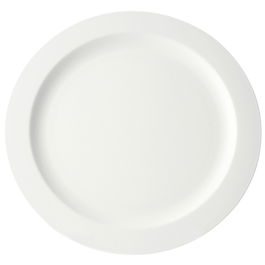 RB Drinks Plato Blanco Diámetro 27 cm (6 Unidades) Libre de BPA