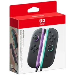 Nintendo Joy-Con 2 para Nintendo Switch 2, Par de Mandos Inalámbricos en Colores Morado Claro y Verde Claro, NINNS2JOYCONVLVR