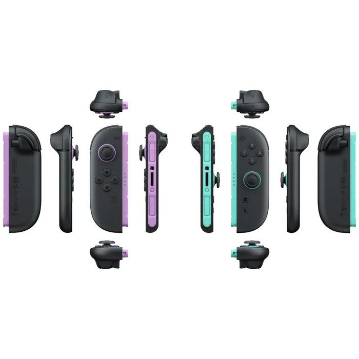 Nintendo Joy-Con 2 para Nintendo Switch 2, Par de Mandos Inalámbricos en Colores Morado Claro y Verde Claro, NINNS2JOYCONVLVR