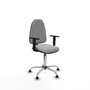 PIQUERAS Y CRESPO Silla de oficina Aýna Gris claro con Base cromada