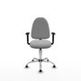PIQUERAS Y CRESPO Silla de oficina Aýna Gris claro con Base cromada