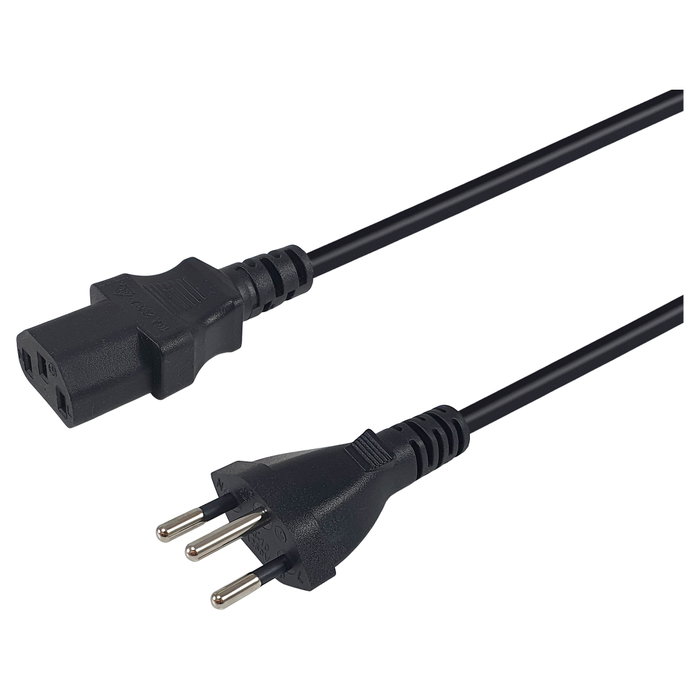 EQUIP Cable de alimentación C13 a T12 negro 5.00m EQUIP Cable de alimentación C13 a T12 negro 5.00m