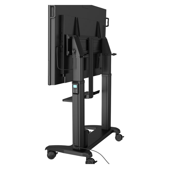 Yealink MB-FS-Lift Base Motorizada para Volante para Piso Negro, Soporte VESA 400x400 a 1000x600 mm, Capacidad 87 kg