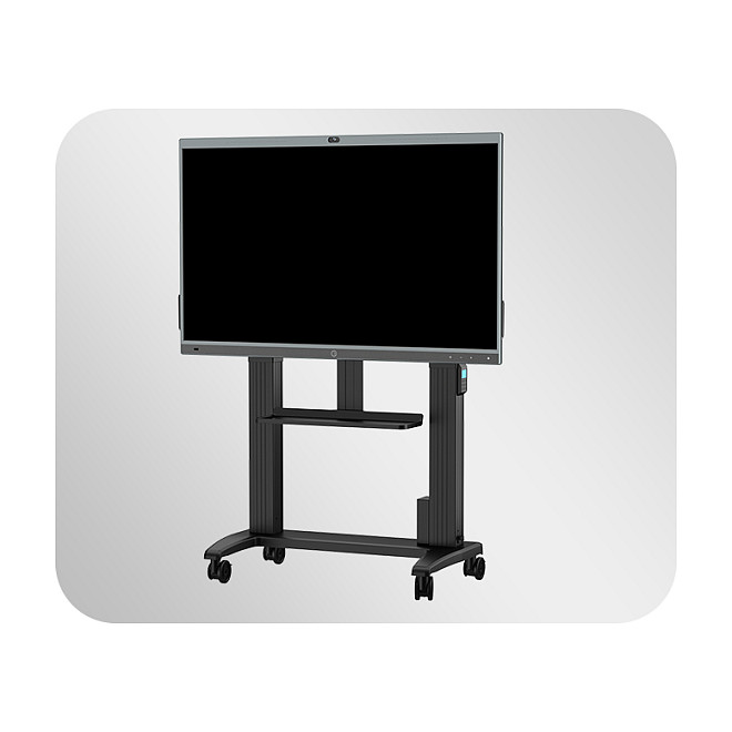Yealink MB-FS-Lift Base Motorizada para Volante para Piso Negro, Soporte VESA 400x400 a 1000x600 mm, Capacidad 87 kg