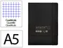 Antartik Cuaderno A5 Tapa Blanda Hojas Cuadriculadas Negro 80 Hojas 80 gr FSC