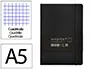 Antartik Cuaderno A5 Tapa Blanda Hojas Cuadriculadas Negro 80 Hojas 80 gr FSC