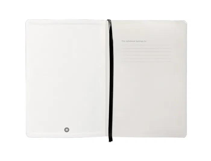 Antartik Cuaderno A5 Tapa Blanda Hojas Cuadriculadas Negro 80 Hojas 80 gr FSC