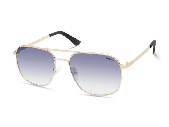 Kenneth Cole KC2970-5631W Gafas de sol con cristal azul y detalles dorados Kenneth Cole KC2970-5631W Gafas de sol con cristal azul y detalles dorados