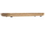 DKD Home Decor Bandeja de Mango Lacado Blanco 30x10x2,5 cm