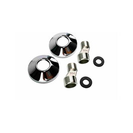 Verhal Kit de Excéntricas y Florones con 2 Excéntricas 1/2"-3/4" 10 x 50 mm, 2 Florones Ø90 mm y Juntas