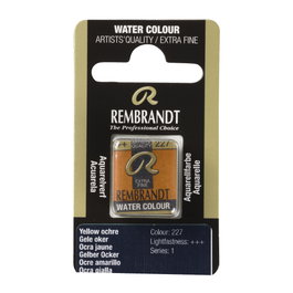 Rembrandt Acuarela Pastilla Ocre Amarillo 227