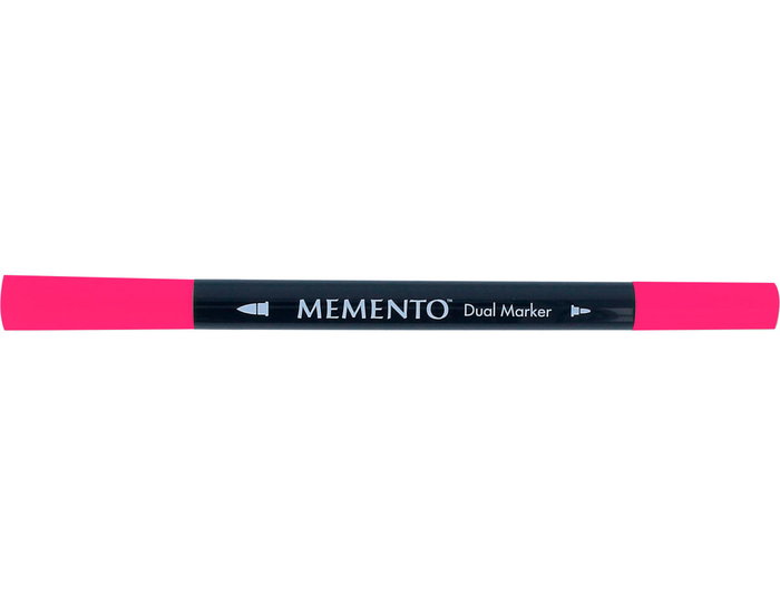 Tsukineko MEMENTO Rotulador de ilustración punta dual capullo de rosa 3,7/0,2mm Tsukineko MEMENTO Rotulador de ilustración punta dual capullo de rosa 3,7/0,2mm