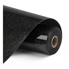 LOKLiK Europe Plotterfolie Glitzer - Schwarz - 30,5 x 90 cm