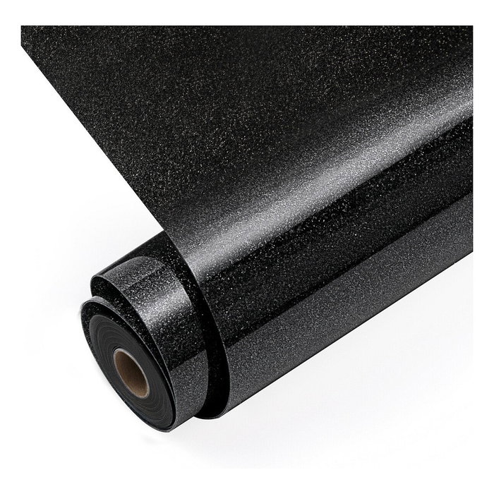 LOKLiK Europe Plotterfolie Glitzer - Schwarz - 30,5 x 90 cm
