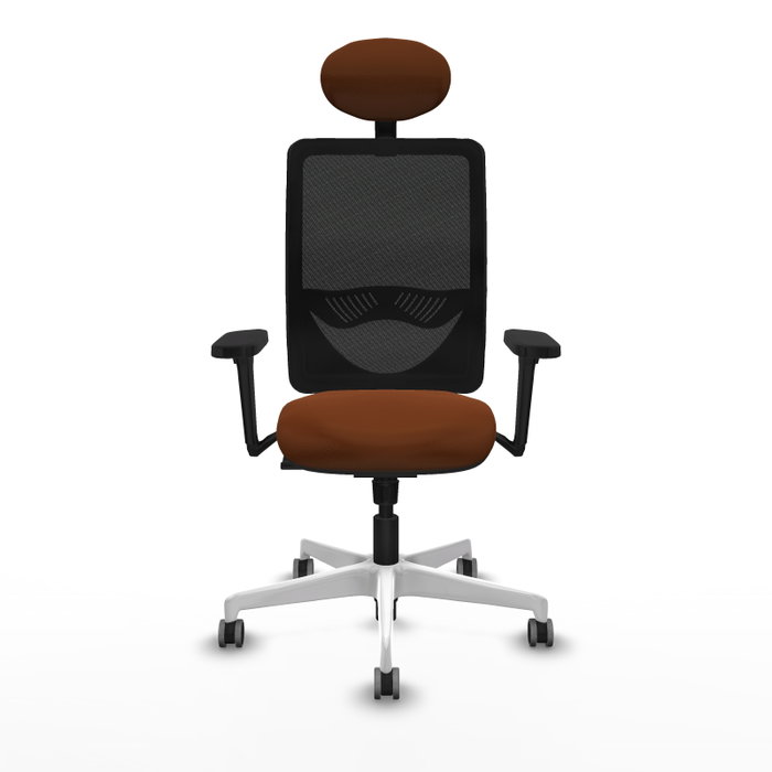 PIQUERAS Y CRESPO Silla de oficina Zulema con mecanismo Sincro, Marrón y Negro PIQUERAS Y CRESPO Silla de oficina Zulema con mecanismo Sincro, Marrón y Negro