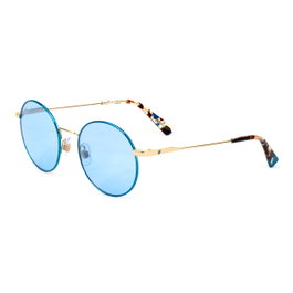 Web Eyewear WE0254-32V con cristales azules y detalles rosas