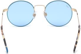 Web Eyewear WE0254-32V con cristales azules y detalles rosas