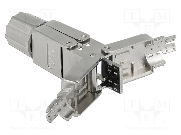 DeLOCK Acoplador para cable de red Cat.6 STP 86975 Plata DeLOCK Acoplador para cable de red Cat.6 STP 86975 Plata