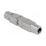 DeLOCK Acoplador para Cable de Red Cat.6 STP sin Herramientas, Plata - Conector 2x LSA, Adapter