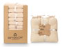 Giftdecor Set 2 Cojines Silla Beige 40x40x16 cm Tela Poliester (Set de 6)