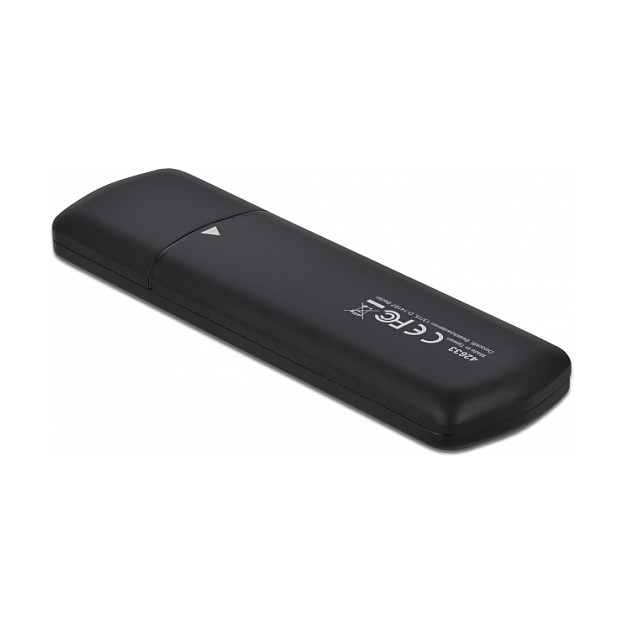 DeLOCK Caja Externa USB Tipo C para SSD M.2 NVMe y SATA 10 Gbit/s, Realtek RTL9210B, Aluminio Negro, Plug and Play, Incluye Cable USB C - C