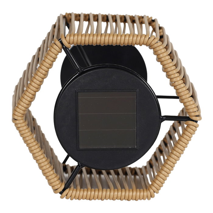 Home Deco Factory Lámpara Solar Exterior de Plástico para Jardín y Terraza, Altura 40 cm Home Deco Factory Lámpara Solar Exterior de Plástico para Jardín y Terraza, Altura 40 cm