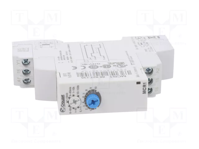 CROUZET Relé de tiempo SPDT 24-240VAC 8A