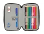 Safta Estuche Escolar Nerf Get Ready Doble Cremallera 28 Pcs