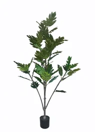 DKD Home Decor Planta Árbol del Pan Verde y Marrón 76x54x185 cm
