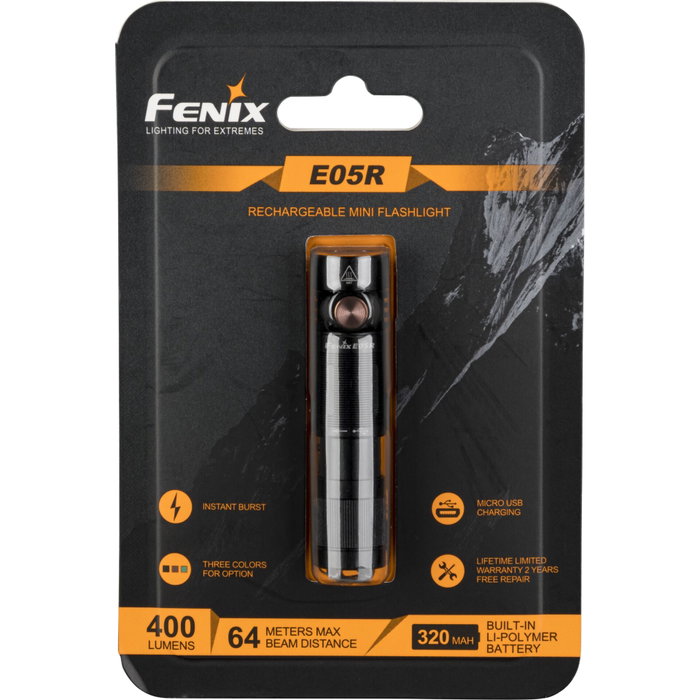 Fenix E05R Linterna de 400 lm Negra Fenix E05R Linterna de 400 lm Negra