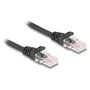 DeLOCK Cable Ethernet RJ45 Macho a Macho Cat.5e 3 m Espiral Negro