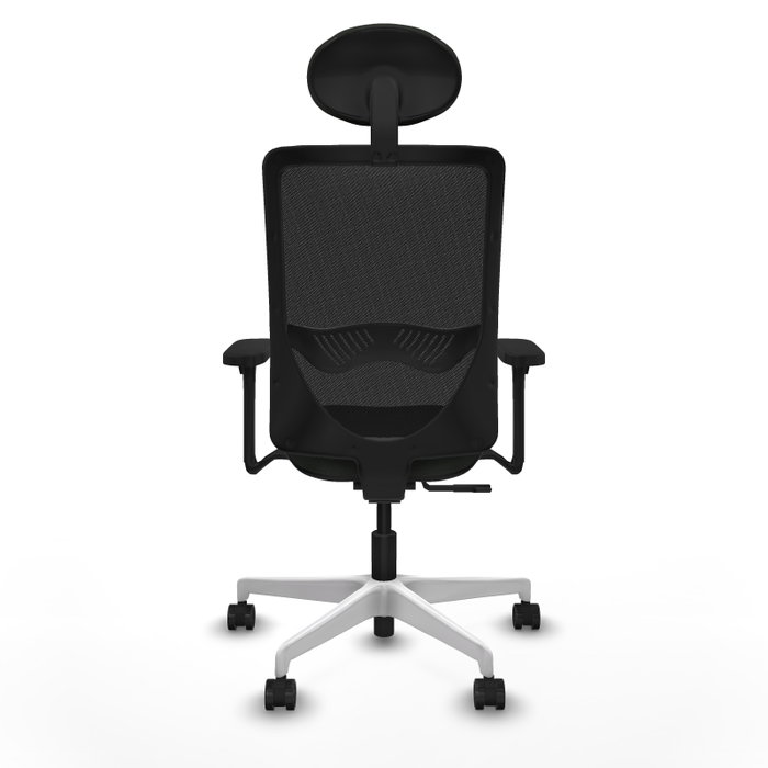 PIQUERAS Y CRESPO Silla de oficina Zulema con mecanismo Sincro y Brazos 3D, Negro