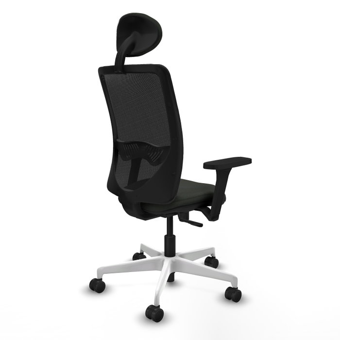 PIQUERAS Y CRESPO Silla de oficina Zulema con mecanismo Sincro y Brazos 3D, Negro